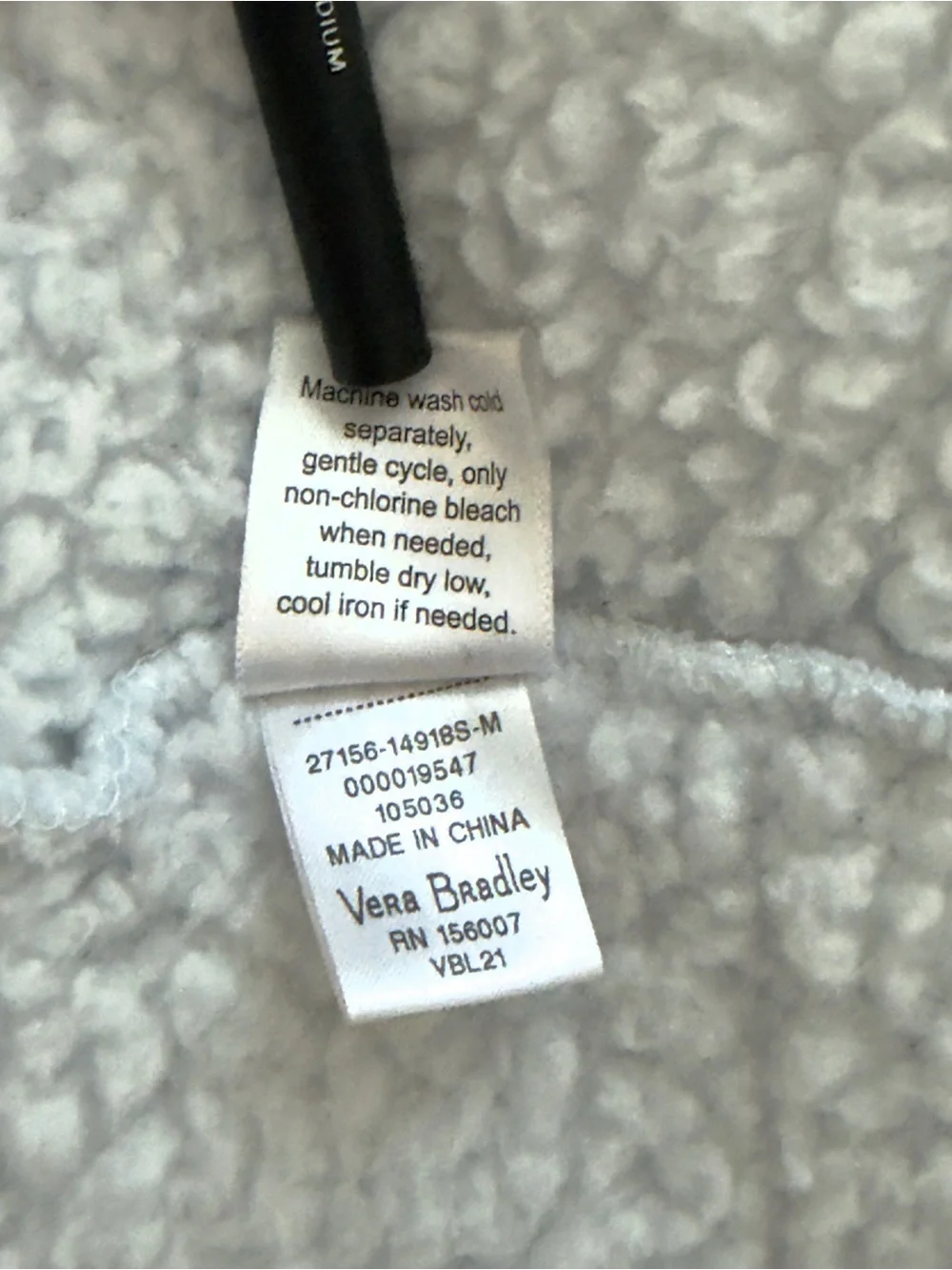 Vera Bradley | Merry Mischief Snow Day Fleece Cozy Plush Hooded Robe | S/M NWOT